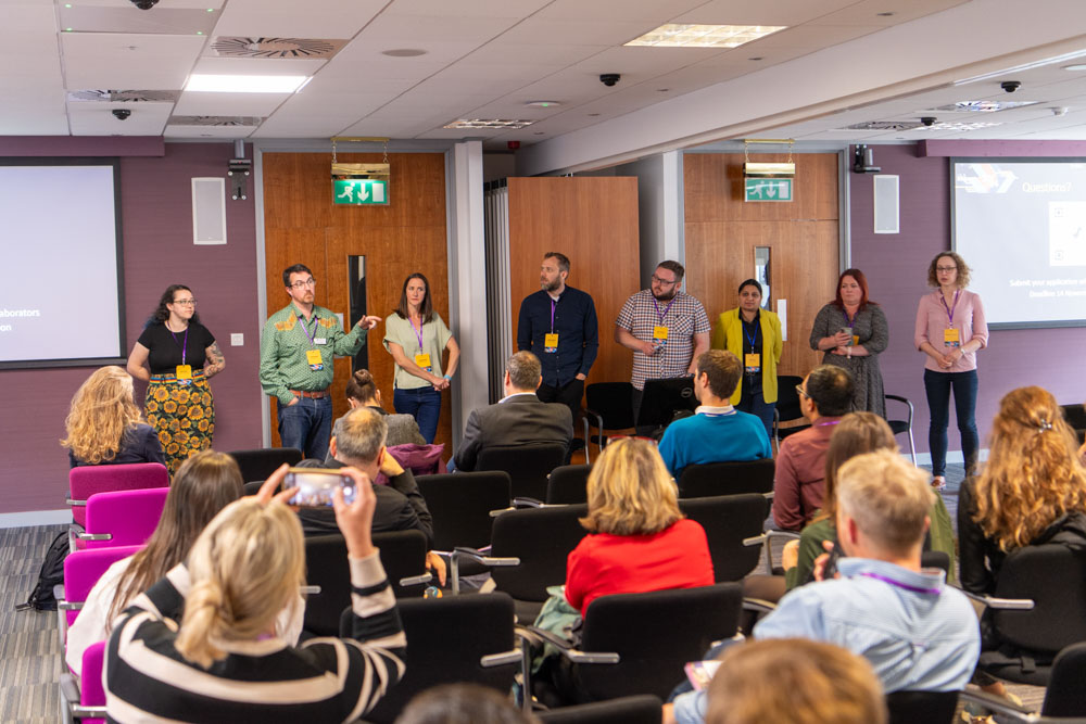 IAA managers launched our previous funding call at the IAA Impact Festival 2024.